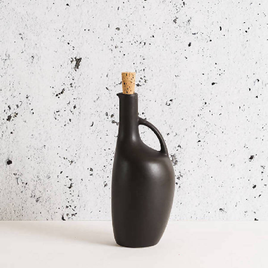 Stoneware Olive Oil Bottle - 34oz