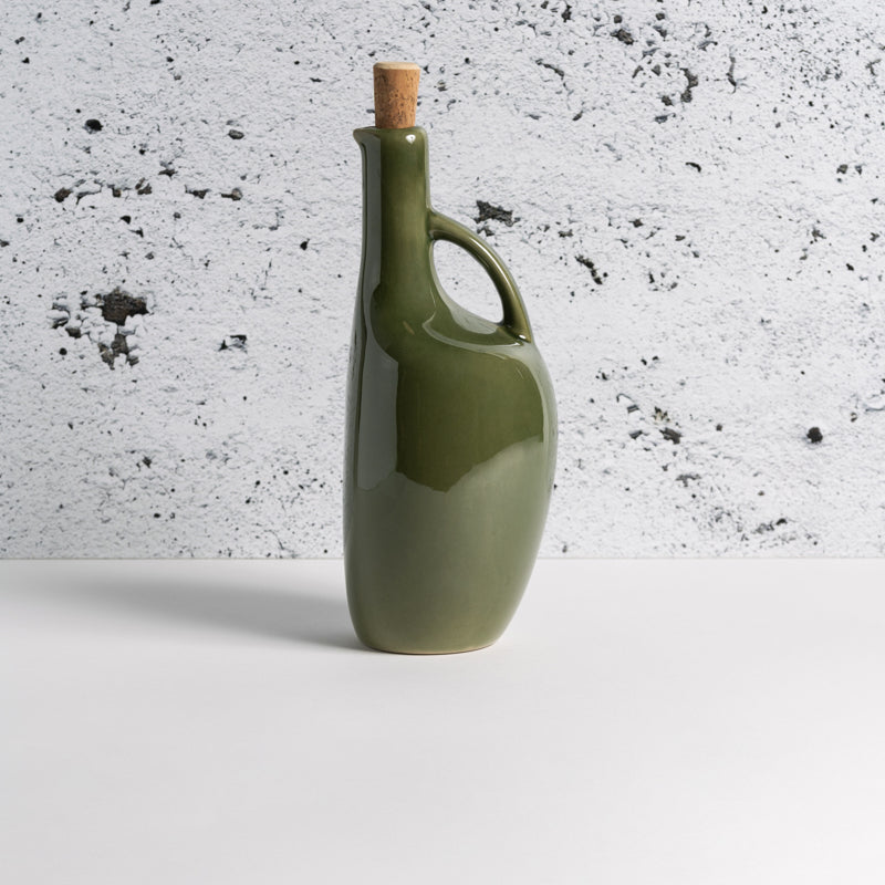Stoneware Olive Oil Bottle - 34oz