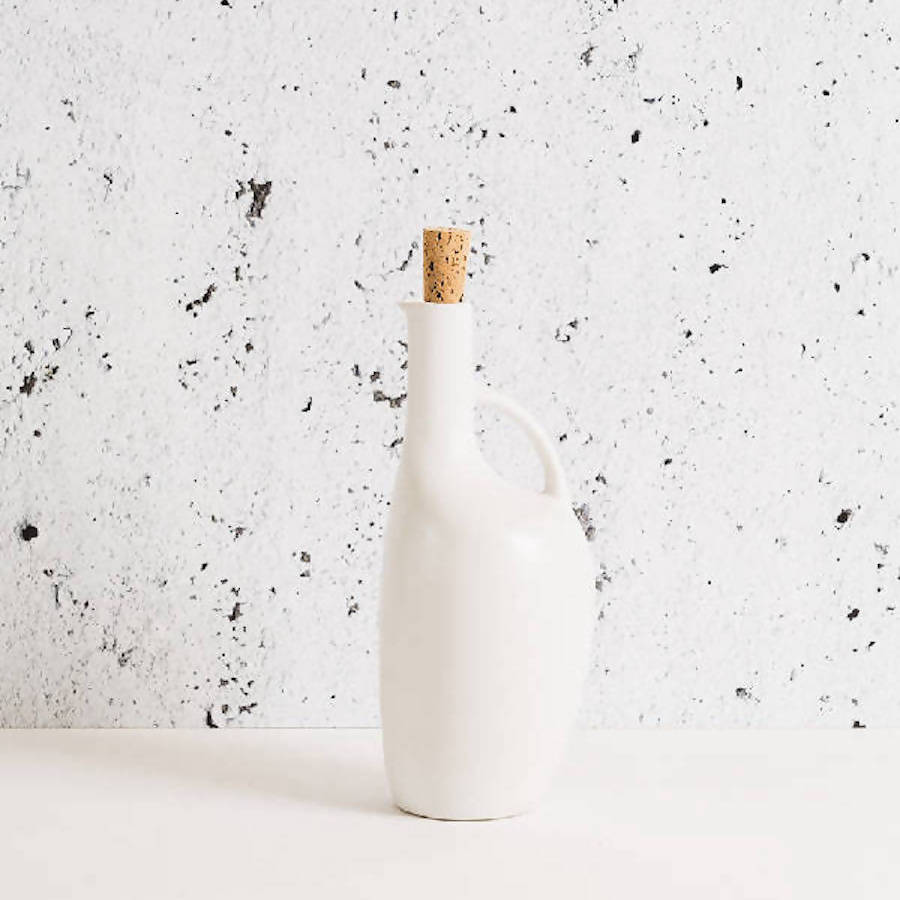 Stoneware Olive Oil Bottle - 34oz